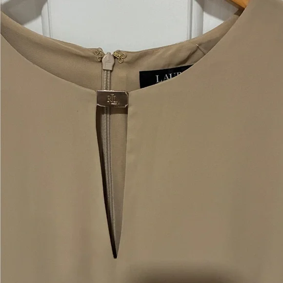 Ralph Lauren Beige Short Sleeve Dress - Picture 3 of 6